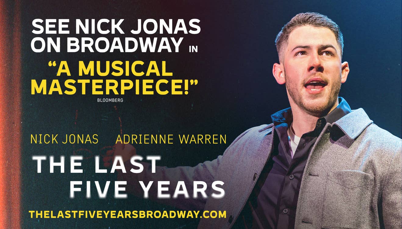 NICK JONAS RETURNS TO THE STAGE IN BROADWAY’S “THE LAST FIVE YEARS” WITH ADRIENNE WARREN