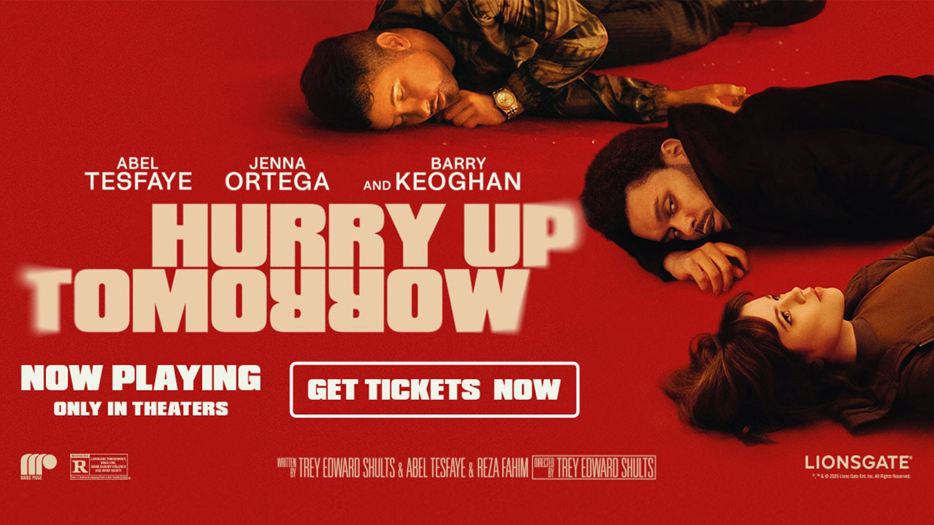 HURRY UP TOMORROW | NOW PLAYING IN THEATERS