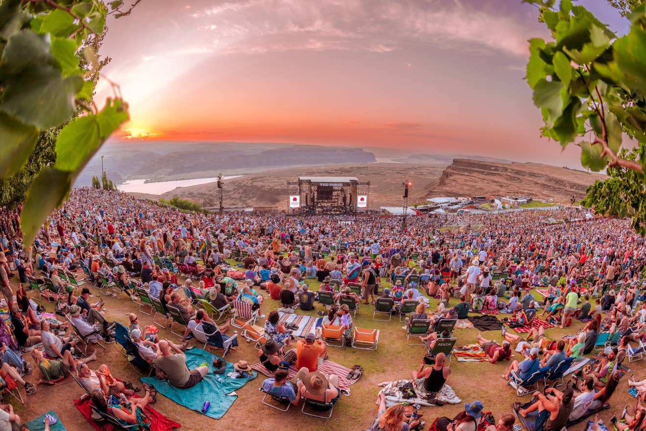 Sunset at The Gorge Amphitheatre