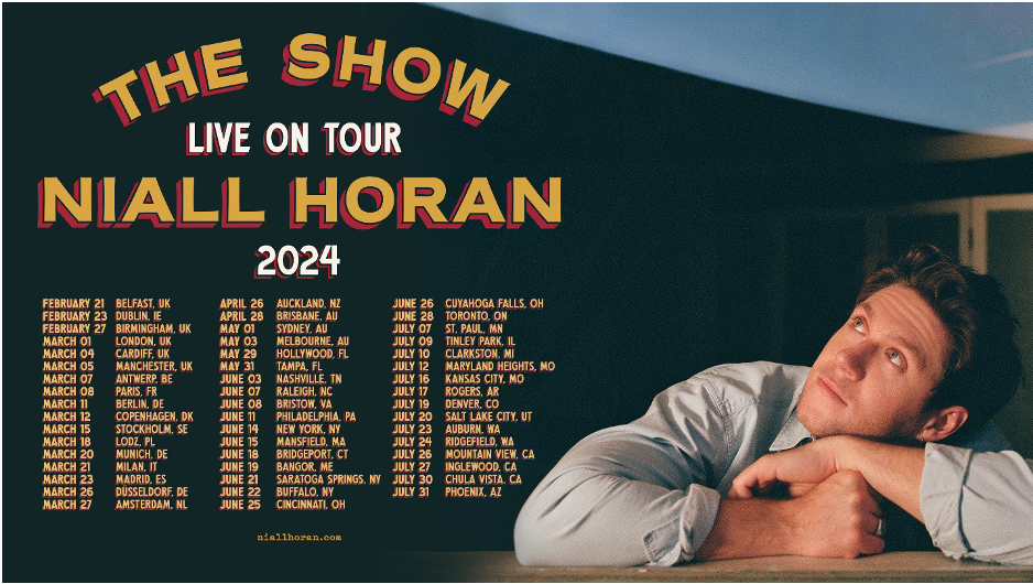 NIALL HORAN ANNOUNCES “THE SHOW” LIVE ON TOUR 2024